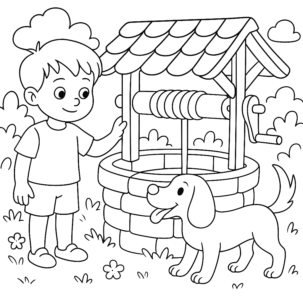 Раскраска по сказке "Хорошее"