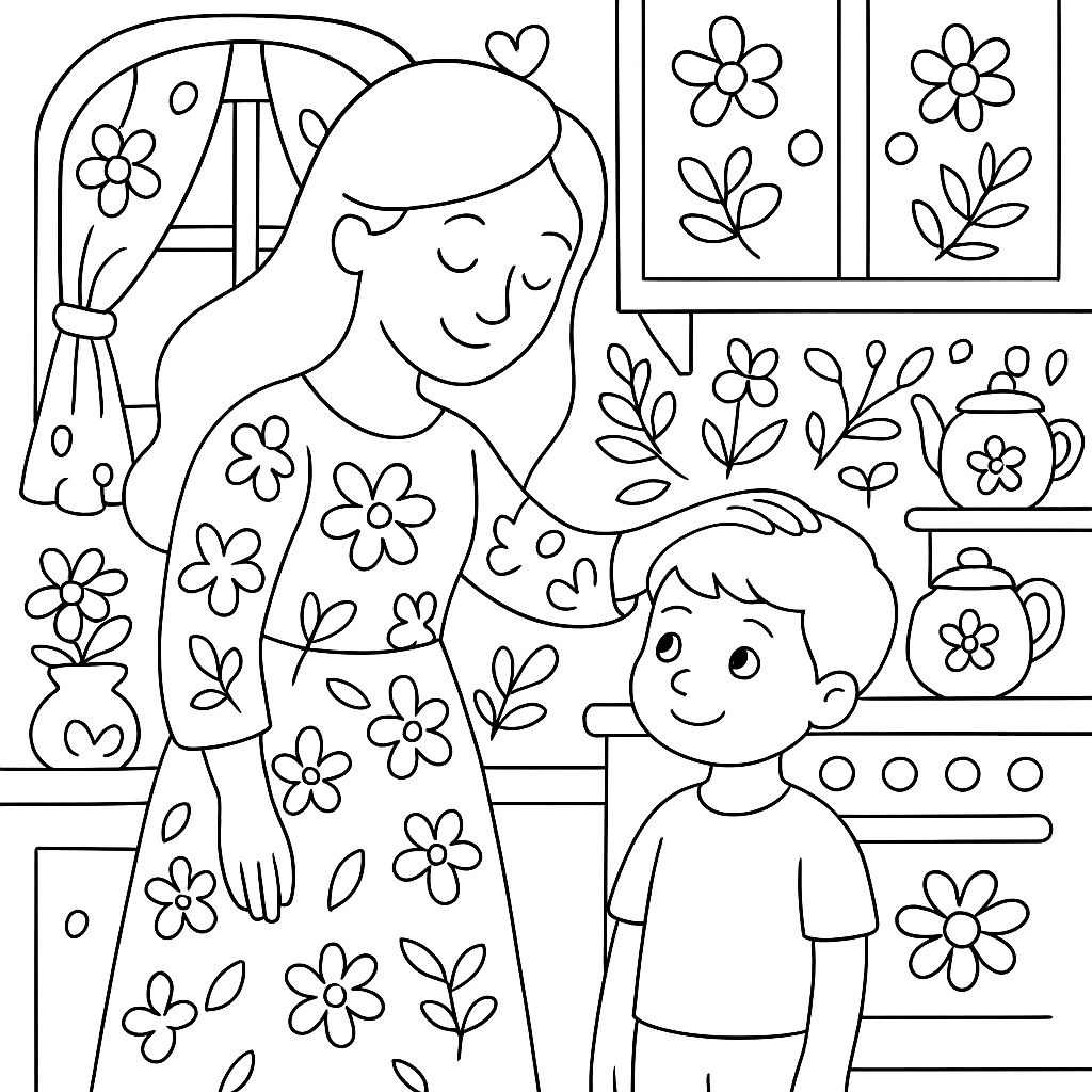 Раскраска по сказке "Хорошее"